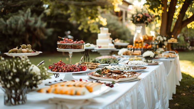 buffet mariage a Croix